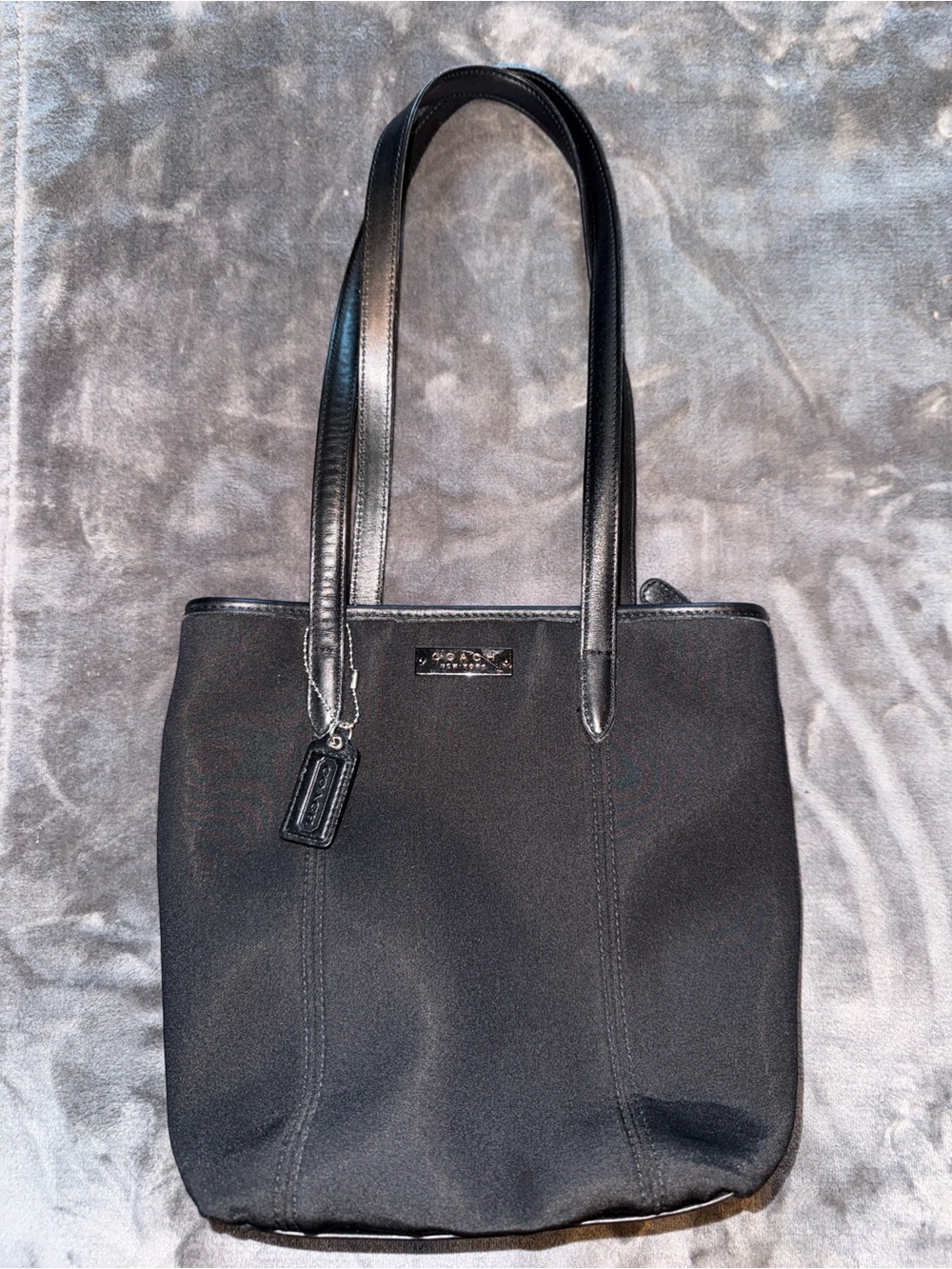 Vintage 90s Coach Neo Lunch Black Shoulder Tote No. 6201